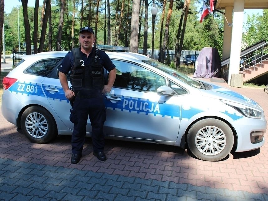 Maciej Kąkol, policjant z Otwocka