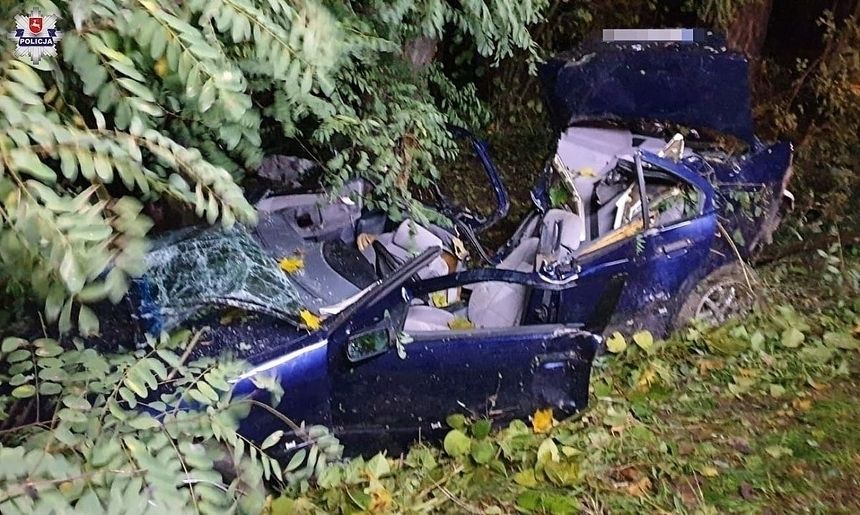 Borzechów Kolonia, wypadek bmw