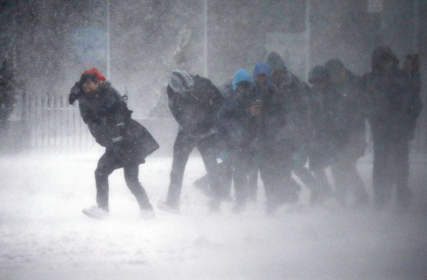 Burza śnieżna w Polsce
