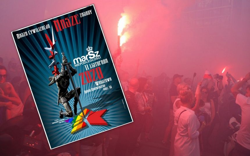 Marsz Niepodległości - plakat 