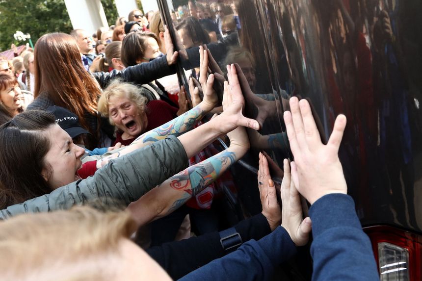 Protesty w Mińsku 