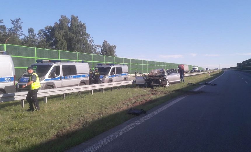 wypadek na A1