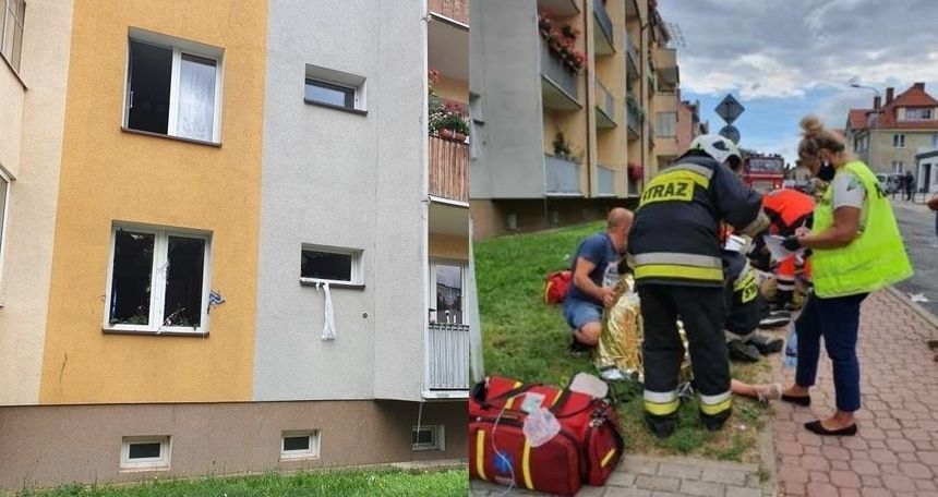 Pożar mieszkania, Kamienna Góra