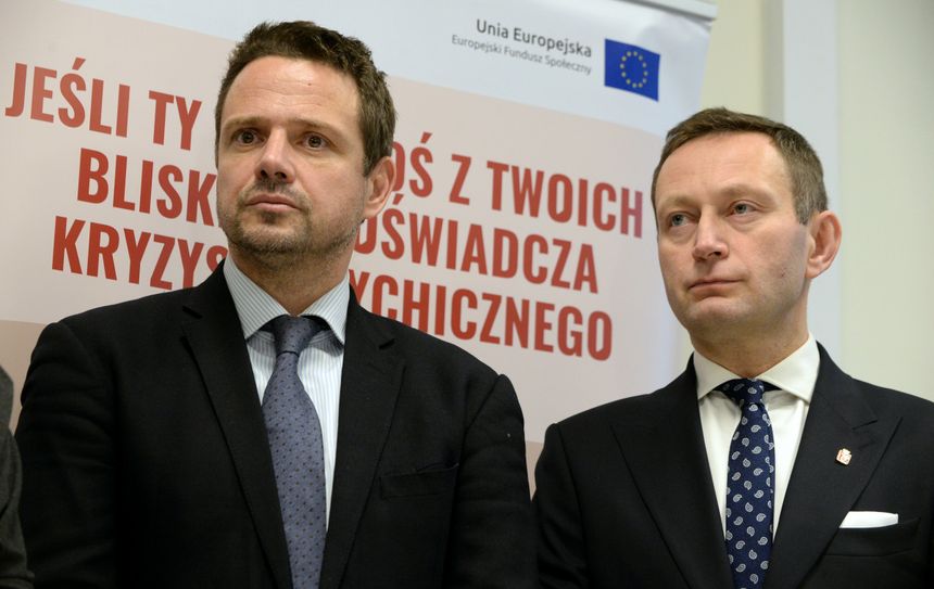 Rafał Trzaskowski i Paweł Rabiej 