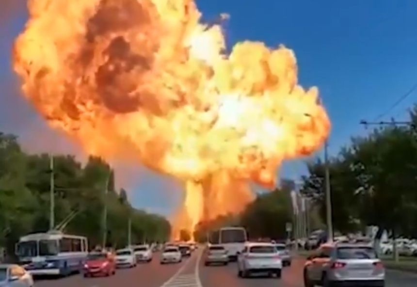 Wołgograd, wybuch na stacji paliw