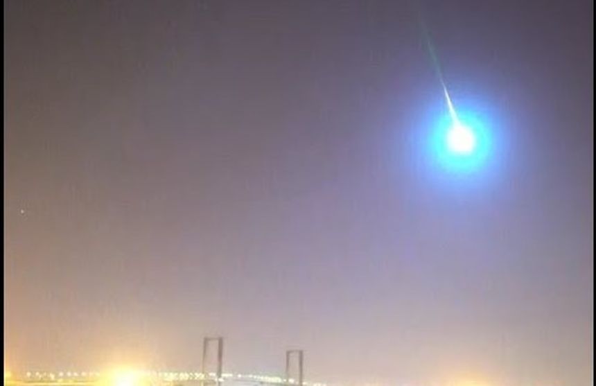 meteoryt spadł w portugalii