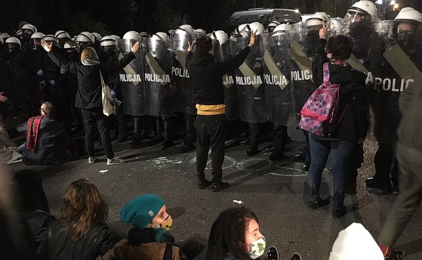 Protesty, policja zatrzymała 15 osób
