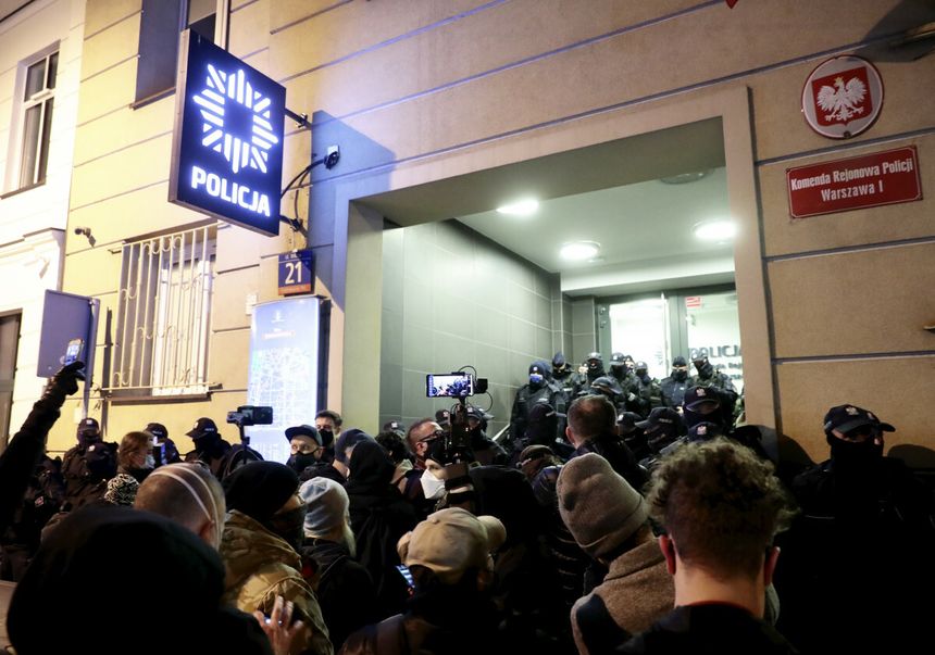 Protesty w Warszawie