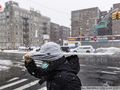 Burza śnieżna w Nowym Jorku