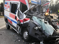 Wypadek karetki w Zawierciu 