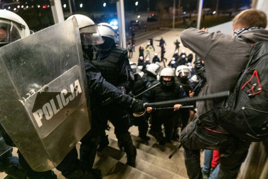 Policja na Marszu Niepodległości 
