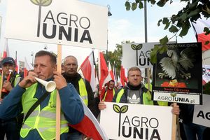 protest rolników