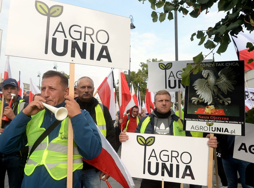 protest rolników