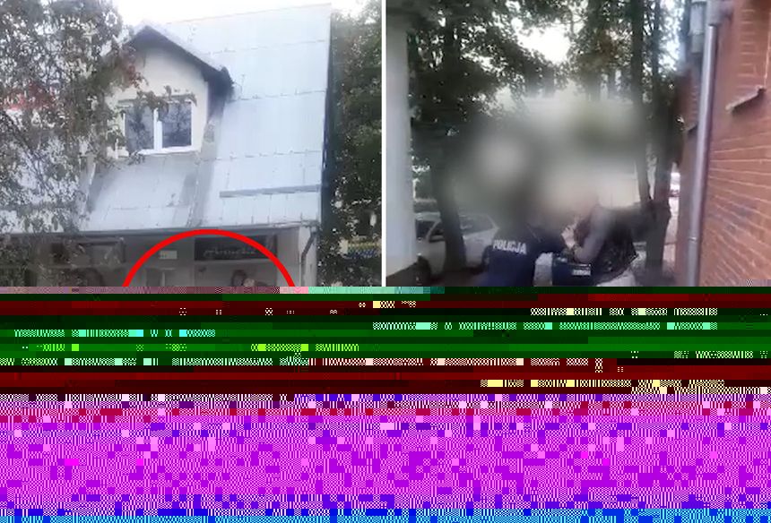 interwencja policjantki w Giżycku