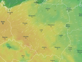 Mapa pogodowa Polski 