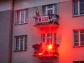 Podpalenie mieszkania na Marszu Niepodległości