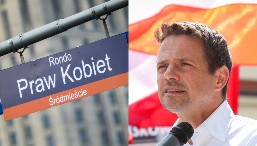 Rondo Praw Kobiet w Warszawie? Rafał Trzaskowski jest za