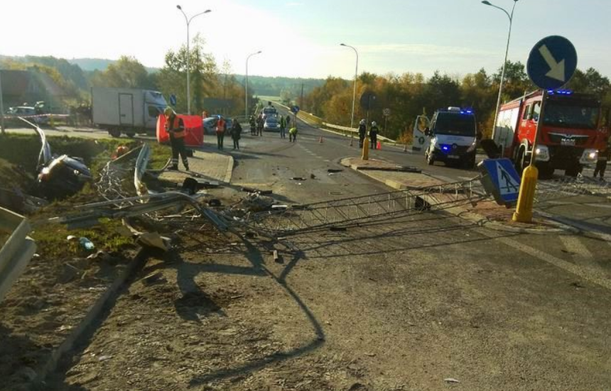 Wypadek w Czekarzewicach