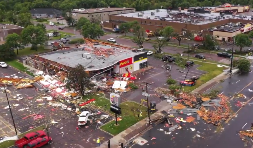 Pogoda. Tornado w USA zrównało miasto z ziemią