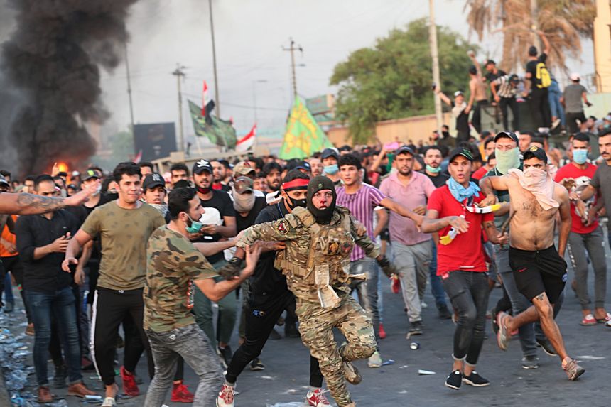 Irak protesty