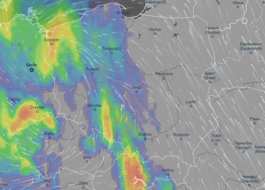 Radar burzowy online 