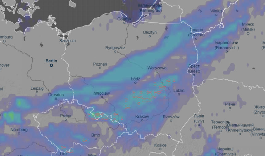 Pogoda na Lany Poniedziałek. Gwałtowna zmiana: burze, krupa śnieżna i przymrozki