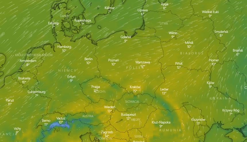 Pogoda. W poniedziałek temperatura mocno w górę. Będzie ciepło jak w środku wiosny