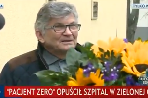 Koronawirus w Zielonej Górze. Pacjent zero wyszedł ze szpitala: Jestem zdrowy, mogę wszystko