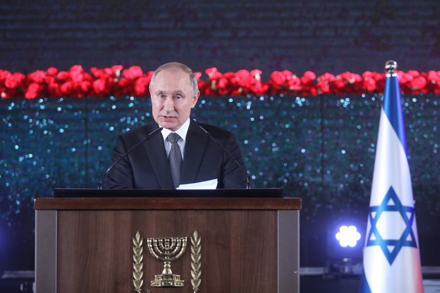 Światowe Forum Holocaustu w Jerozolimie. Putin mówił o Polakach