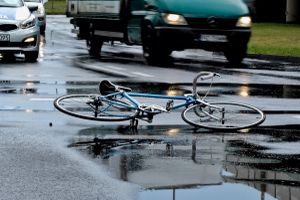 Wypadek rowerzysta