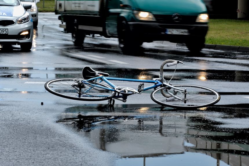 Wypadek rowerzysta