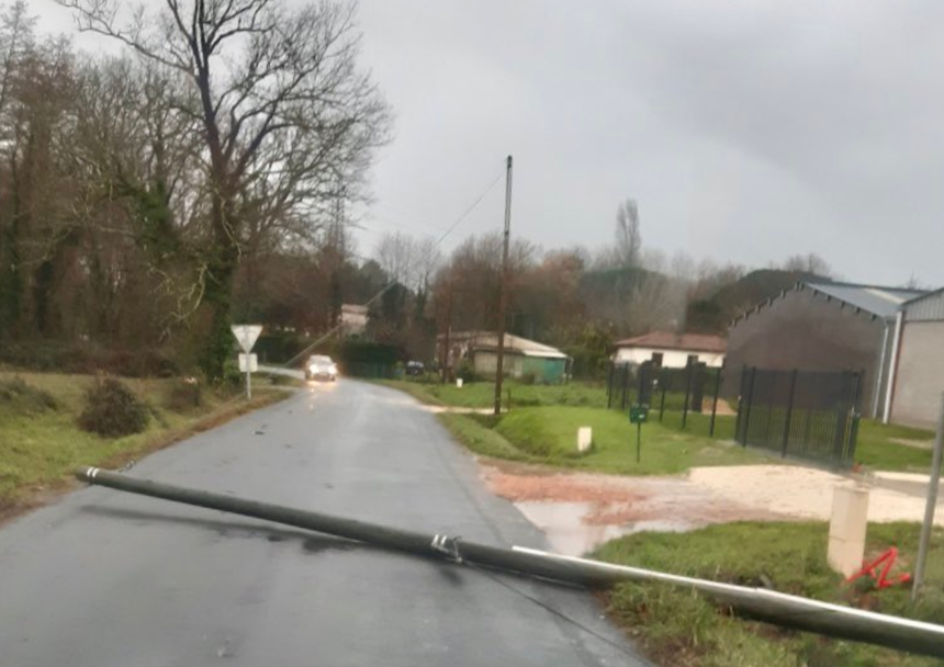 Pogoda. Jedna osoba nie żyje, kilka jest rannych po wichurach we Francji