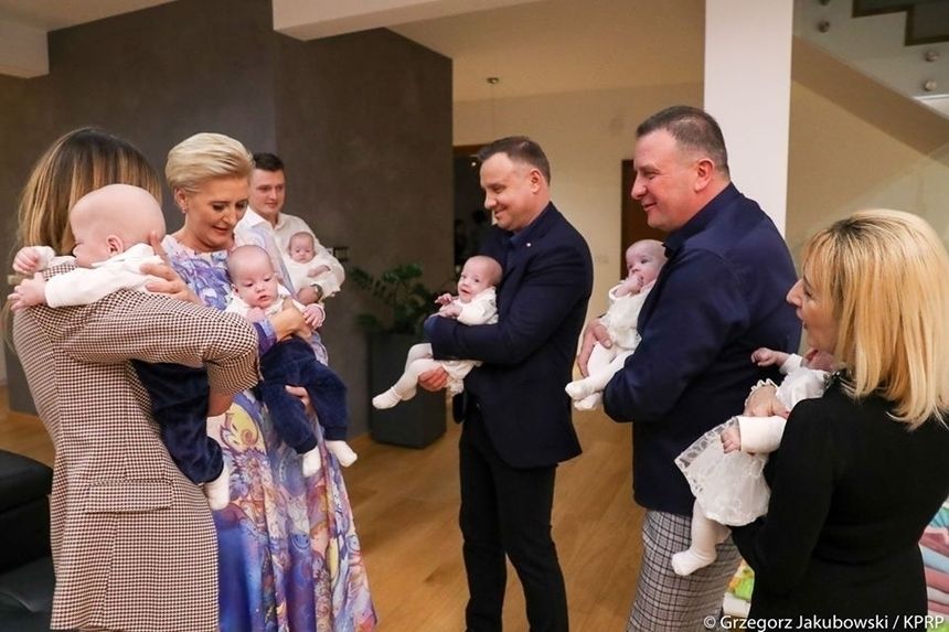 Andrzej Duda sześcioraczki 