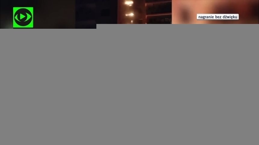 Pożar bloku na Bródnie