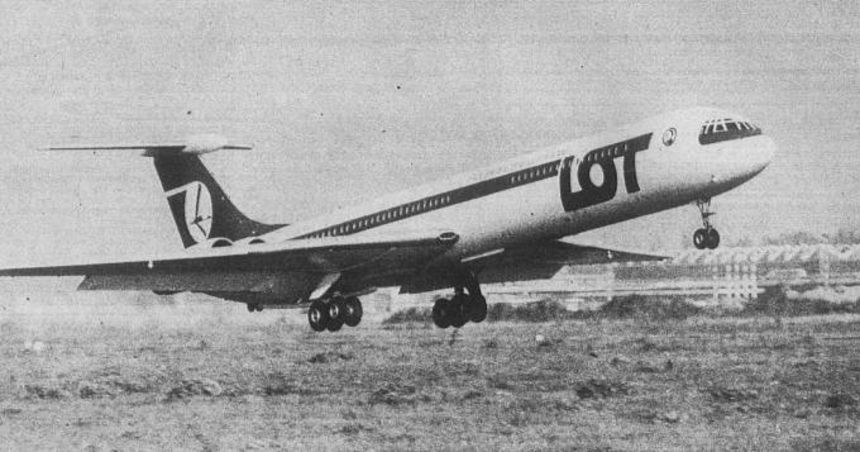 Samolot IŁ-62 "Tadeusz Kościuszko"