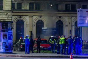 Dworzec Świebodzki we Wrocławiu. Gaszenie pożaru zakończone