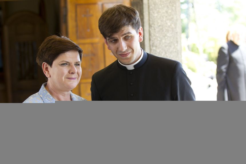Tymoteusz Szydło i Beata Szydło