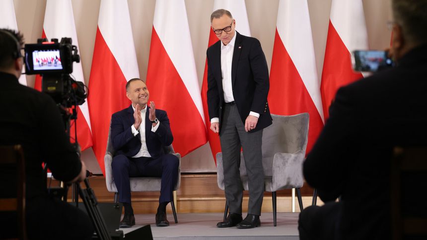 Karol Nawrocki i Andrzej Duda