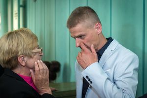 Tomasz Komenda z mamą Teresą 