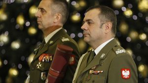Generałowie Sławomir Wojciechowski i Wiesław Kukuła