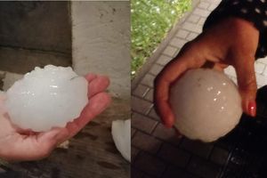 Pogoda. Burza w Gorzowie Wlkp. Grad wielkości piłek