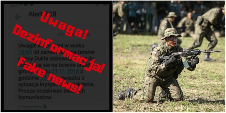 Alert RCB. Wysyłano SMS-y z powołaniami do wojska z powodu kryzysu na Ukrainie|undefined
