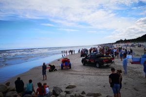 Łeba. Akcja poszukiwawcza na plaży. Poszukiwania turystki z Czech zakończone