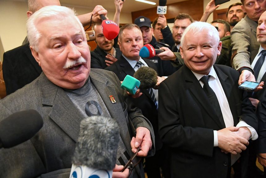 Gdańsk. Starcie Kaczyńskiego z Wałęsą w sądzie, doszło do utarczek słownych|undefined