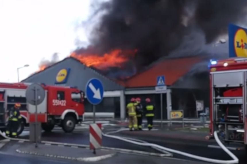 pożar lidl wadowice|undefined