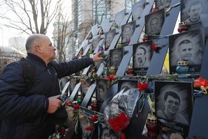 Ukraina. Donald Tusk na 5. rocznicy obchodów pacyfikacji Euromajdanu|undefined