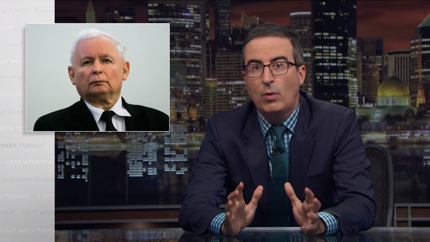 Komik John Oliver żartował z Kaczyńskiego i zmian w sądownictwie|undefined