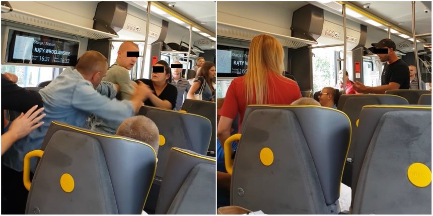 Dolny Śląsk. Wulgarna awantura w pociągu. Gapowicz nie chciał wysiąść z wagonu|undefined