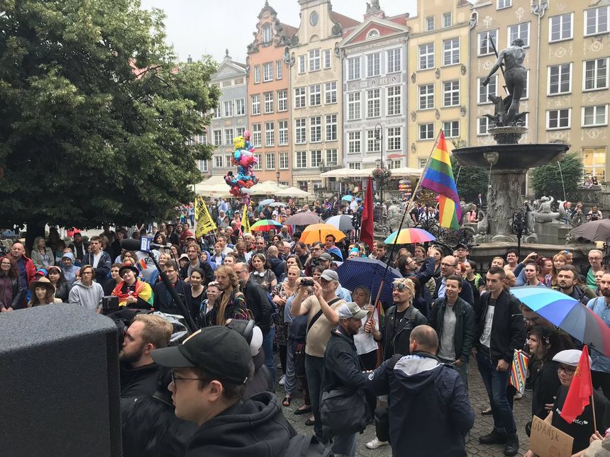 Manifestacja "Strefa wolna od stref" w Gdańsku