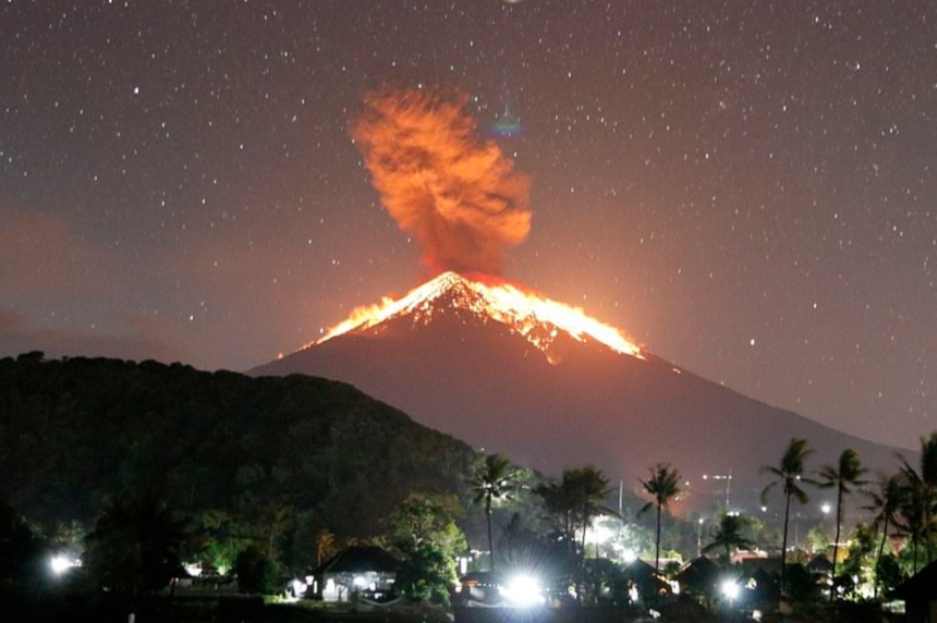 Bali wulkan Agung 